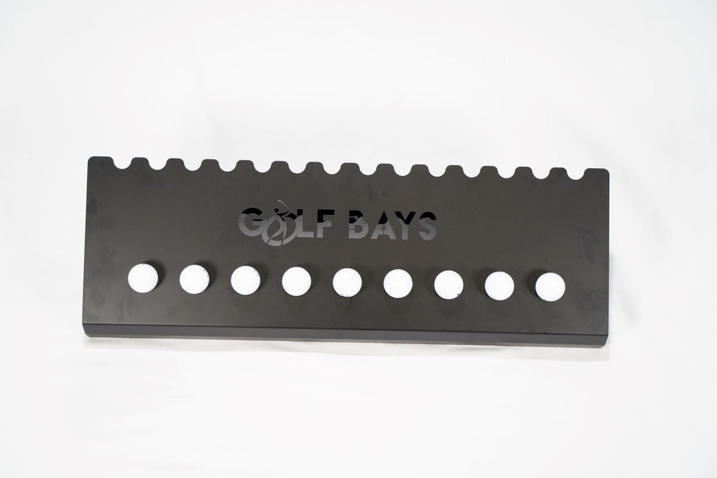 GolfBays Golf Club Display Rack | 14 Clubs & 9 Balls