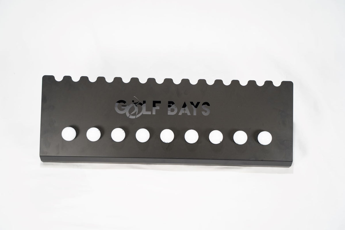 GolfBays Golf Club Display Rack | 14 Clubs & 9 Balls