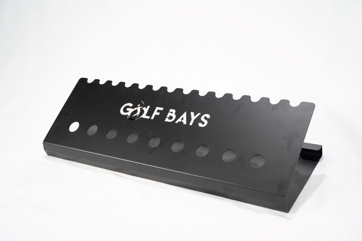 GolfBays Golf Club Display Rack | 14 Clubs & 9 Balls
