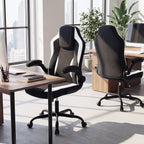 Ergonomic Computer Office Chair with 90° Flip-up Armrests