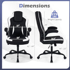 Ergonomic Computer Office Chair with 90° Flip-up Armrests