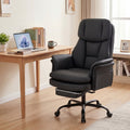 Big and Tall Office Chair with Retractable Footrest