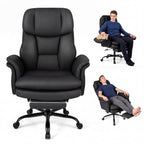Big and Tall Office Chair with Retractable Footrest
