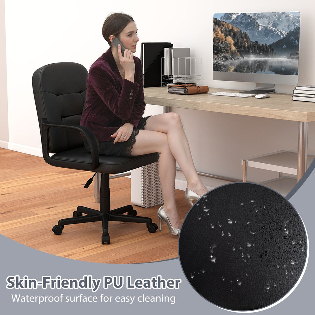 Ergonomic Office Chair with 360° Wheels