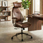Ergonomic Office Chair Computer Desk Chair with 2D Headrest and Rocking Backrest