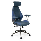 Ergonomic Office Chair Computer Desk Chair with 2D Headrest and Rocking Backrest