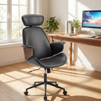 Ergonomic Office Chair with Headrest Adjustable Height for Home Office and Study