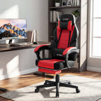 Ergonomic Video Game Chair with Headrest and Reclining Backrest
