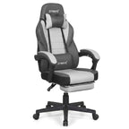 Ergonomic Video Game Chair with Headrest and Reclining Backrest