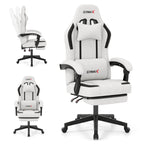 Ergonomic Video Game Chair with Headrest for Home Office