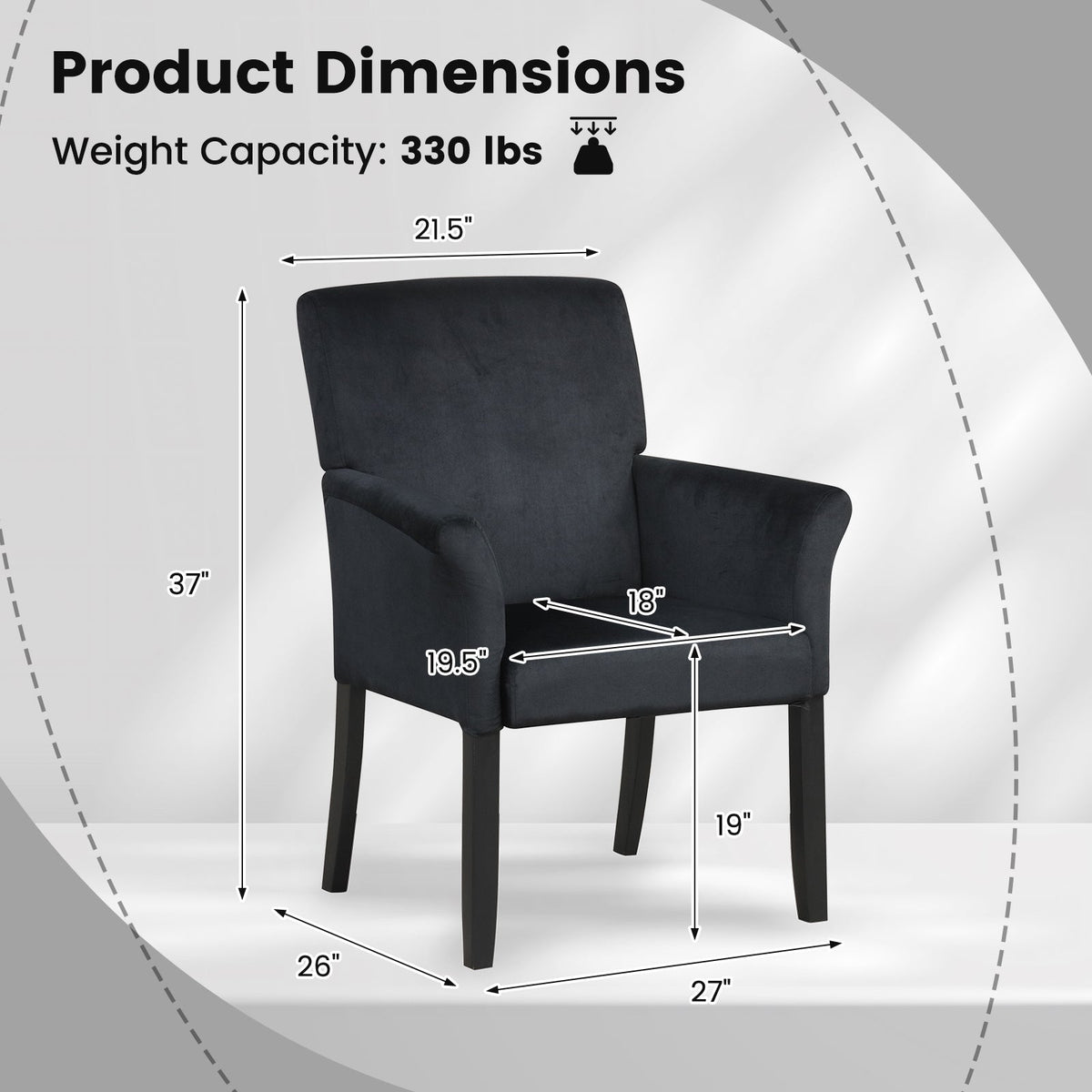 Executive Guest Chair Reception Waiting Room Arm Chair