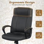 PU Leather Office Chair with Rocking Function