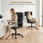 PU Leather Office Chair with Rocking Function