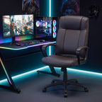 PU Leather Office Chair with Rocking Function