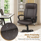 PU Leather Office Chair with Rocking Function