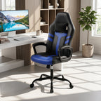 Ergonomic Gaming Chair with Removable Head Pillow & Rocking
