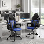 Ergonomic Gaming Chair with Removable Head Pillow & Rocking