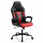 Ergonomic Gaming Chair with Removable Head Pillow & Rocking