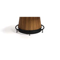 Foot Rail for Prohibition 60" Poker Table, Matte Black by RAM Game Room