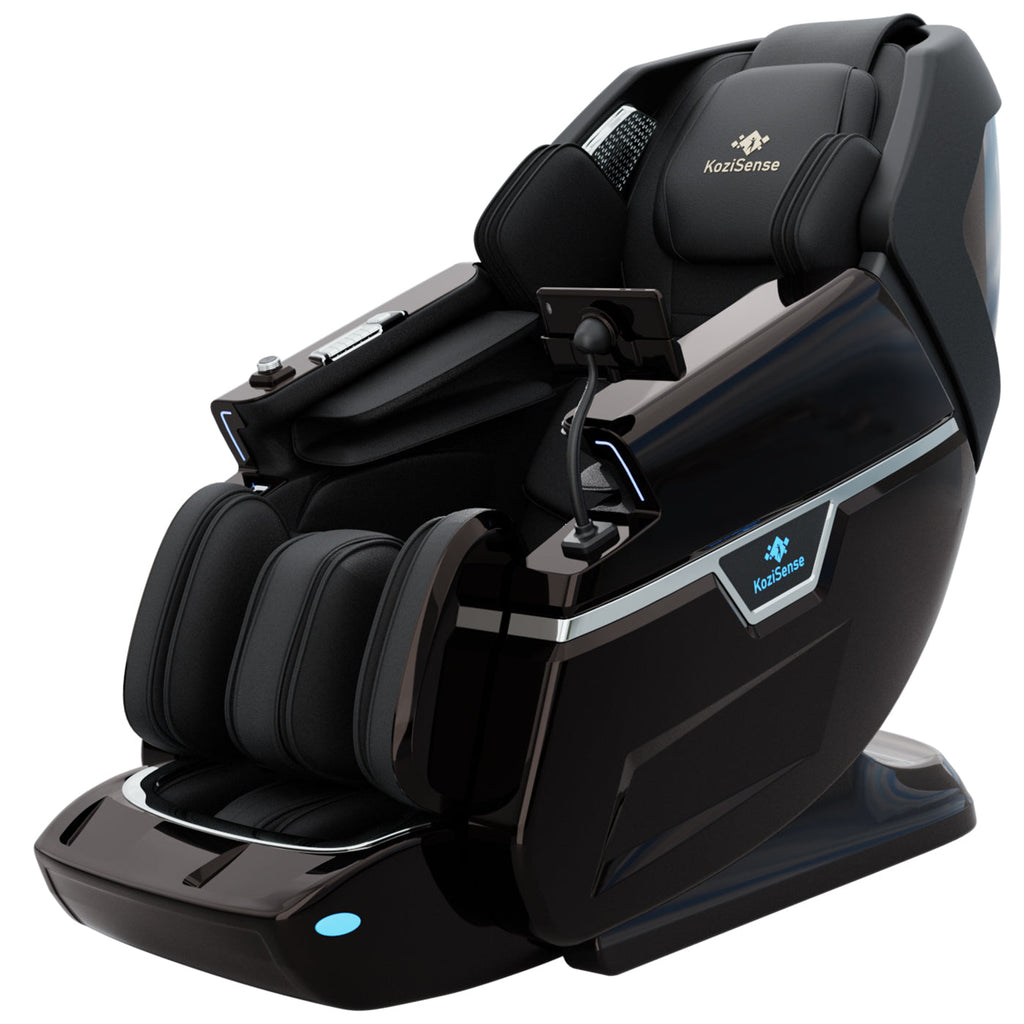 KoziSense KZ-L66 4D + 3D Dual Mechanism Luxury Massage Chair (Black)