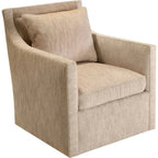Kimberly Fabric Swivel Club Chair