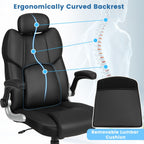 Kneading Massage Office Chair with Adjustable Headrest