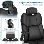 Kneading Massage Office Chair with Adjustable Headrest