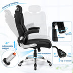 Kneading Massage Office Chair with Adjustable Headrest