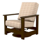 Leeward Deep Seat Swivel Hidden Motion Arm Chair