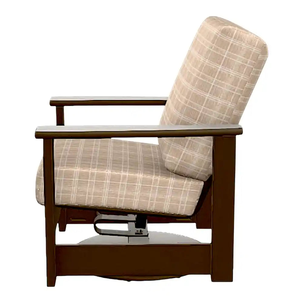 Leeward Deep Seat Swivel Hidden Motion Arm Chair