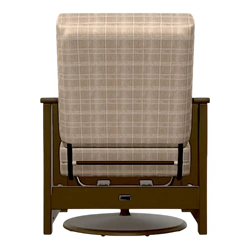 Leeward Deep Seat Swivel Hidden Motion Arm Chair
