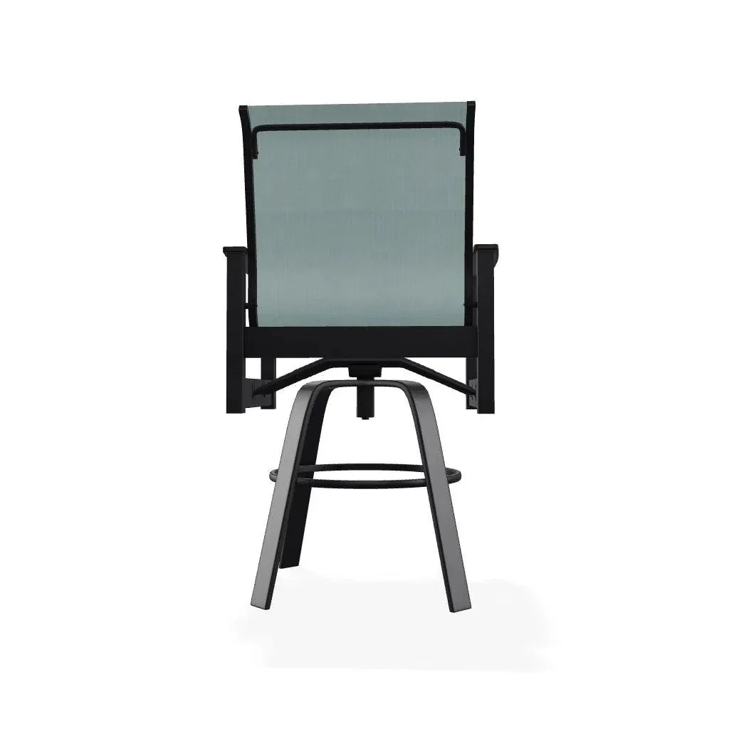 Leeward MGP Sling Bar Height Swivel Arm Chair
