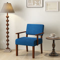 Linen Accent Chair Living Room Chair with Soft Padded Seat and Backrest