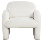 Modern Accent Chair with Waist Pillow and Armrests for Living Room Bedroom