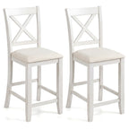 Counter Height Bar Stools with Cushion and Footrest