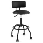 Adjustable-Height Swivel Bar Stools with Backrest