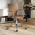 Height-Adjustable Office Chair with Rocking Backrest