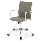 Height-Adjustable Office Chair with Rocking Backrest