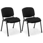 Office Chair with Metal Frame and Padded Cushions for Conference Room