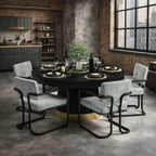 Prohibition Series Poker Table, 60", Black by RAM Game Room