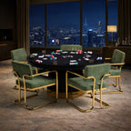 Prohibition Series Poker Table, 60", Black by RAM Game Room