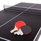 7 Ft 2-in-1 Conversion Top Pool Table / Ping Pong Table Set