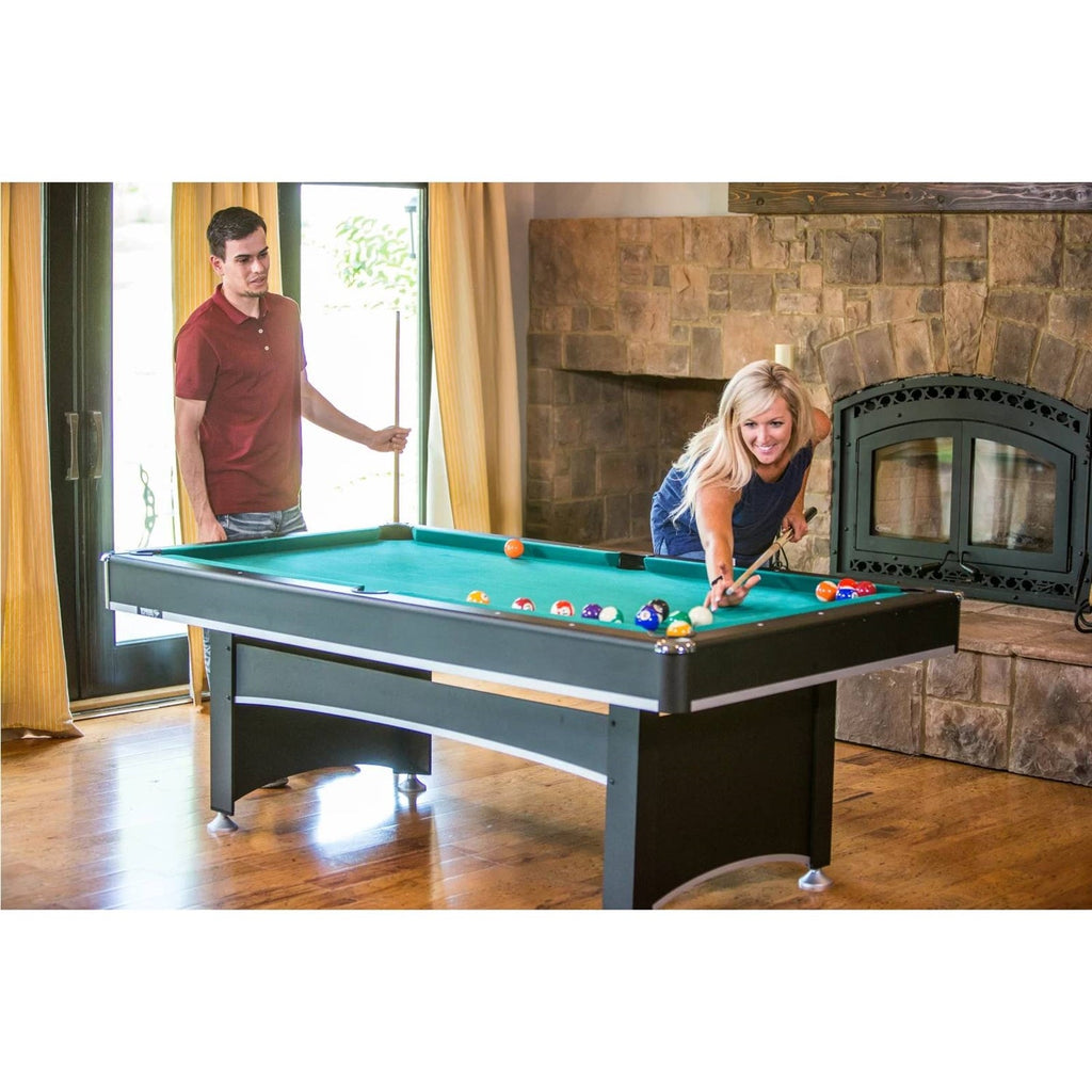 7 Ft 2-in-1 Conversion Top Pool Table / Ping Pong Table Set