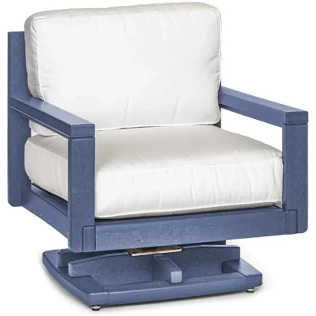 Palm Beach Poly Outdoor Swivel Rocker Chair Sunbrella