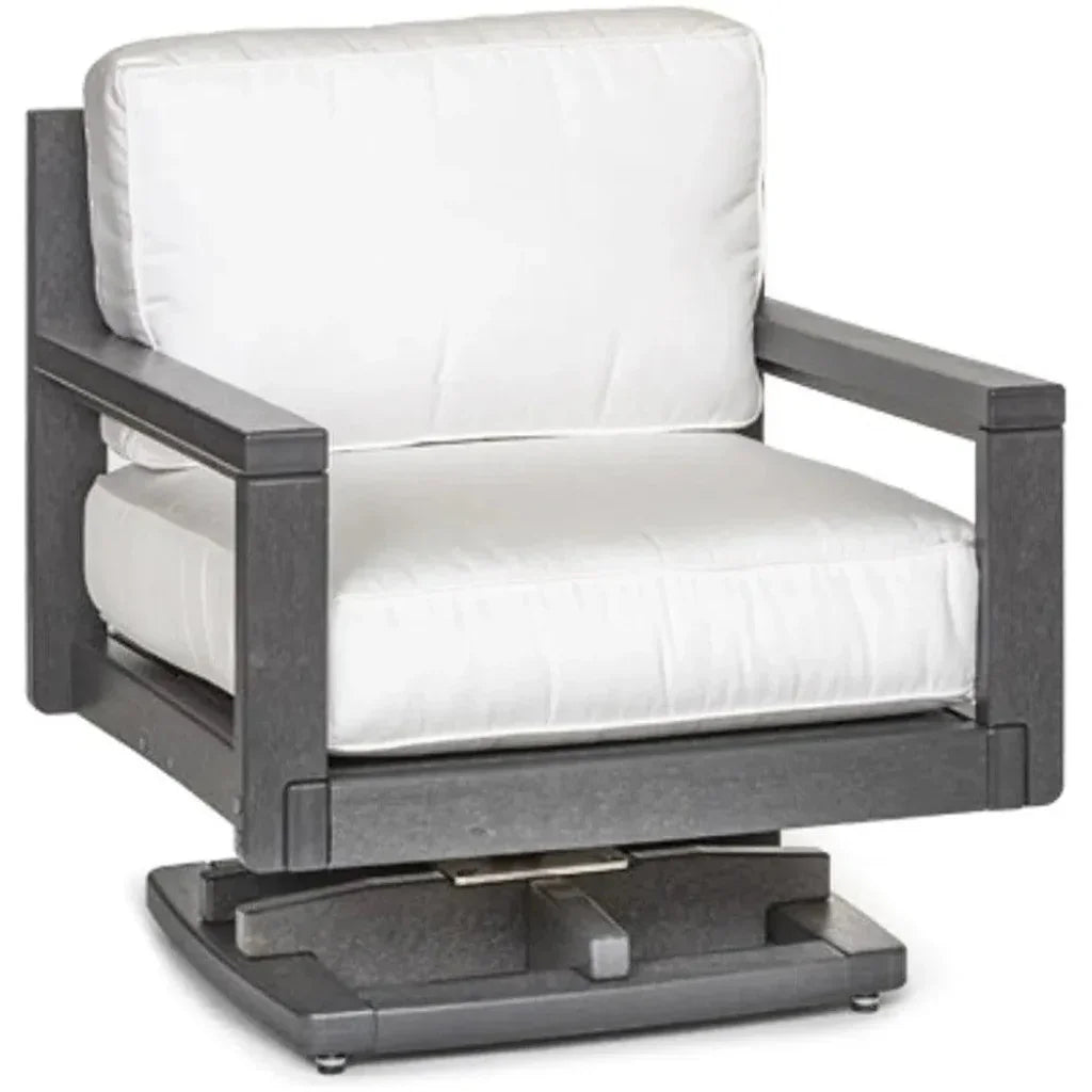 Palm Beach Poly Outdoor Swivel Rocker Chair Sunbrella
