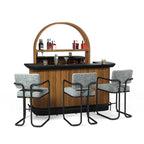 Prohibition Series Barstool, Gray by RAM Game Room