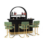 Prohibition Series Barstool, Green by RAM Game Room