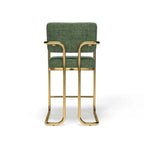Prohibition Series Barstool, Green by RAM Game Room