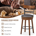 Swivel Counter-Height Bar Stools - Set of 2