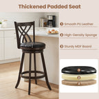Counter Height Swivel Bar Stools Set of 2 - 29 Inch